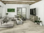 Salon domu prefabrykowanego parterowego Modulo 1